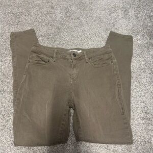 Melrose and Market Tan Skinny Jeans Full-Length Slim Fit